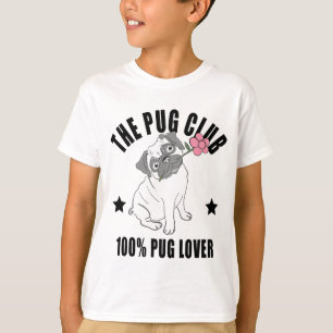 Lustige Pug-Mama Süße Welpen-Hund Liebhaber Cartoo T-Shirt