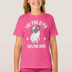 Lustige Pug-Mama Süße Welpen-Hund Liebhaber Cartoo T-Shirt