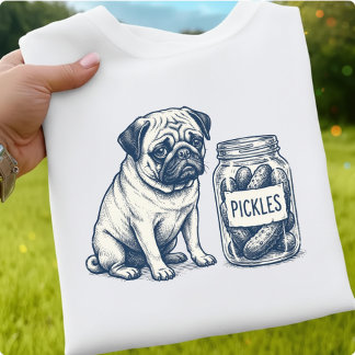 Lustige Pug-Pickle, Süßes Hundegeschenk, Pickle-Li T-Shirt