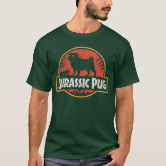 Lustige Pugs Jurassic Pug für Hunde Liebhaber Fami T-Shirt
