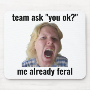 Lustige Rangliste-Gamer-Meme-Mauspad Mousepad