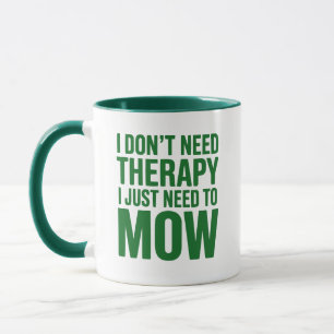 Lustige Rasenmäh-Liebhaber-Zitate-Tasse Rasenmäher Tasse