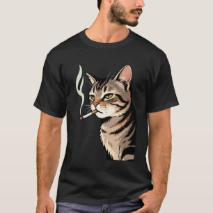 Lustige rauchende Katze, Zigaretten-Kitty Gen Z Me T-Shirt