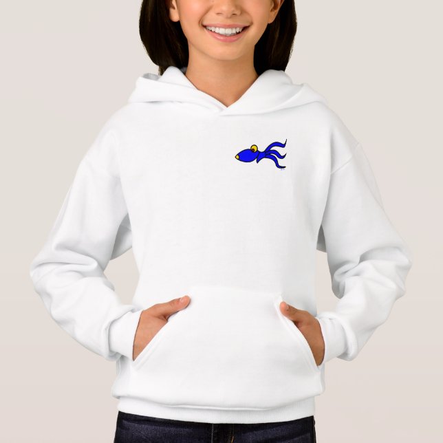 lustige Reißspuren Hoodie (Vorderseite)