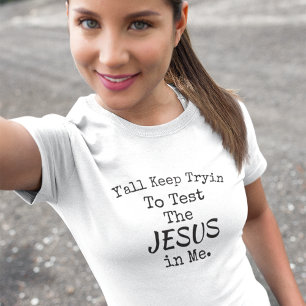 Lustige religiöse südliche Ausspruch Leuchte T-Shirt