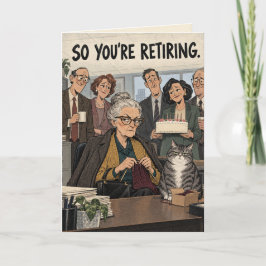 Lustige Renteneintrittskarte | Knitty Gritty Oma H Karte