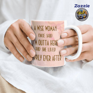 Lustige Rentengeschenke für Frauen zum glücklichen Kaffeetasse