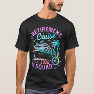 Lustige Rentner-Kreuzfahrt 2026 Gruppe Tie Dye Ruh T-Shirt
