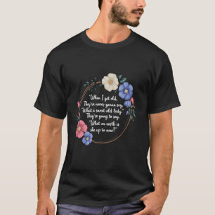 Lustige Rentnerparty Ältere Eltern Ältere Frauen T-Shirt