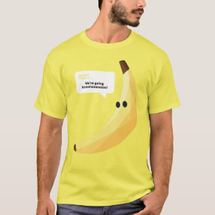 Lustige Retro-Bananen-Partyartikel mit witzigen Sp T-Shirt