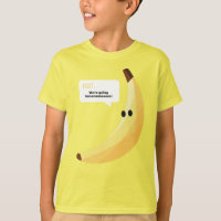 Lustige Retro-Bananen-Partyartikel mit witzigen Sp