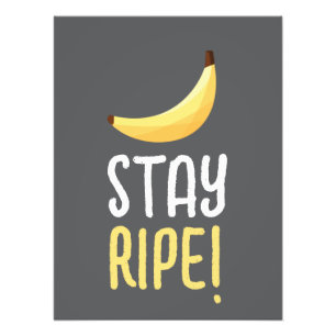 Lustige Retro-Bananen-Partyartikel-Wortspiele Edit Fotodruck