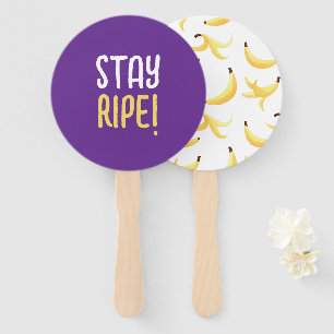 Lustige Retro-Bananen-Partygeschenke-Wortspiele Ed Fächer