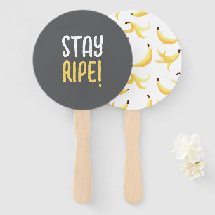 Lustige Retro-Bananen-Partygeschenke-Wortspiele Ed Fächer