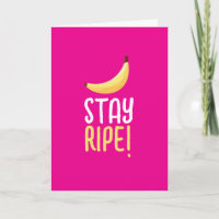 Lustige Retro-Bananen-Partygeschenke-Wortspiele Ed