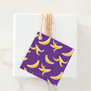 Lustige Retro-Bananen-Partygeschenke-Wortspiele Ed Geschenkanhänger