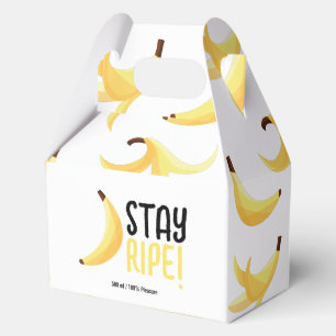 Lustige Retro-Bananen-Partygeschenke-Wortspiele Ed Geschenkschachtel