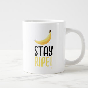 Lustige Retro-Bananen-Partygeschenke-Wortspiele Ed Jumbo-Tasse