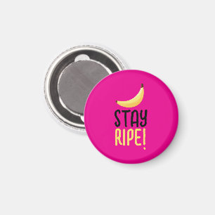 Lustige Retro-Bananen-Partygeschenke-Wortspiele Ed Magnet