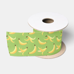 Lustige Retro-Bananen-Partygeschenke-Wortspiele Ed Satinband