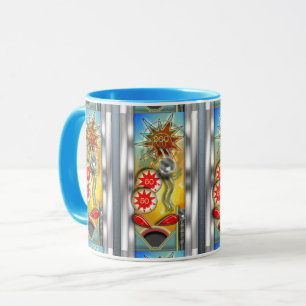 Lustige Retro-Flipperautomaten-Nadel Tasse