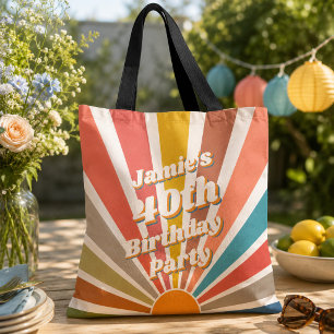Lustige Retro-Individualisierte 40. Geburtstags-Vi Tasche