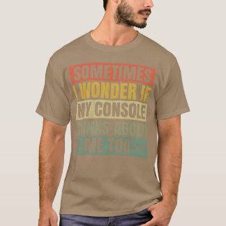 Lustige Retro-Konsole-Videospiel-Liebhaberin Gamer T-Shirt