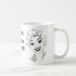 Lustige Retro Mama-Tasse Kaffeetasse