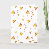 Lustige Retro-Peperoni-Pizza im minimalistischen M