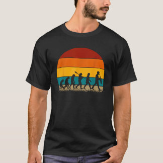 Lustige Retro-Saxophon-Evolution T-Shirt