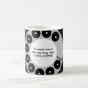 Lustige Retro Telefon-Kaffee-Tasse Kaffeetasse