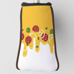 Lustige Retro-triefende Pizza-Käse-Keto-Party Golf Headcover
