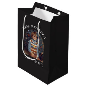 Lustige Retro Vintage Geburtstagsmann Erwachsenen- Mittlere Geschenktüte