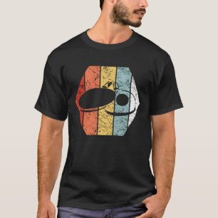 Lustige Retro Vintage Tischtennis-80er Art T-Shirt