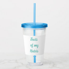 Lustige Risse meiner Hasser-BPA-freien Acryltrinkbecher