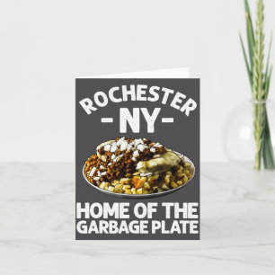 Lustige Rochester Ny Müllplatte Geschenk Cool New Karte