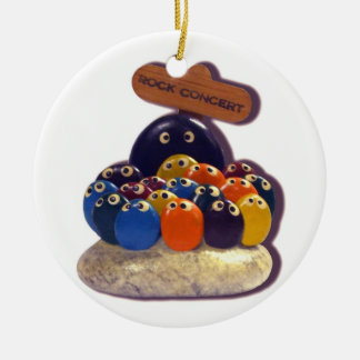 LUSTIGE ROCKKONZERTsiebziger jahre Keramik Ornament