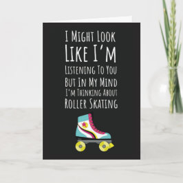 Lustige Rollschuh Karten Skate Skater Für Sie