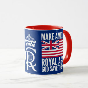 Lustige Rote Blau Weiße Make America Royal Again F Tasse