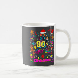 Lustige Rückkehr zu 90er Weihnachten Nostalgie Zit Kaffeetasse