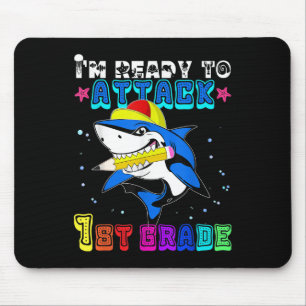 Lustige Rückkehr zur Schule Ich bin bereit, die 1. Mousepad
