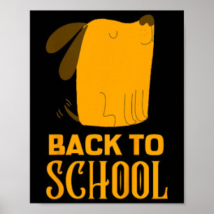 Lustige Rückkehr-zur-Schule-Outfits für Mädchen zu Poster