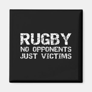 Lustige Rugby-Zitate für Männer Rugby Keine Gegner Magnet