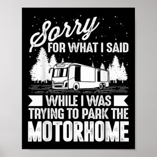 Lustige RV-Camping-Shirts Männer Frauen Camp-Parki Poster