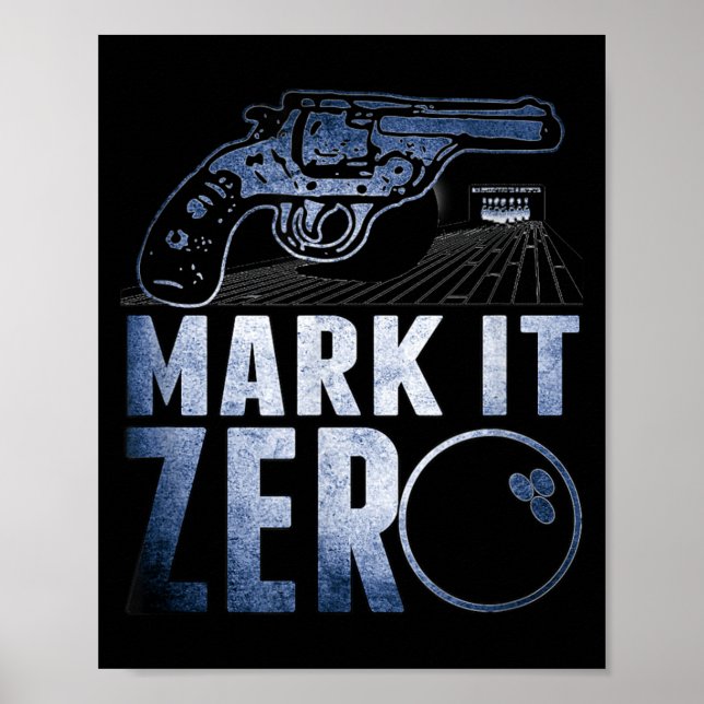 Lustige S - Markiere es Null - Feuerwaffe Poster (Vorne)