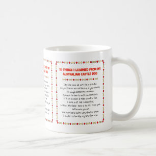 Lustige Sachen I gelernt vom australischen Kaffeetasse