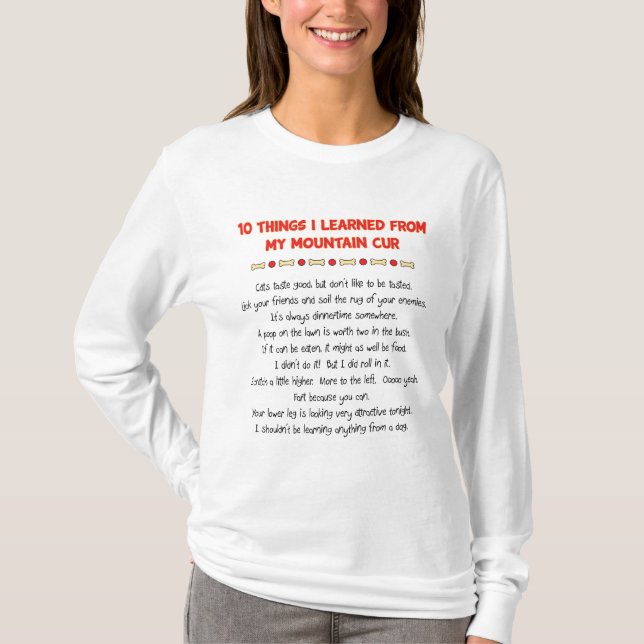 Lustige Sachen I gelernt von meiner T-Shirt (Vorderseite)