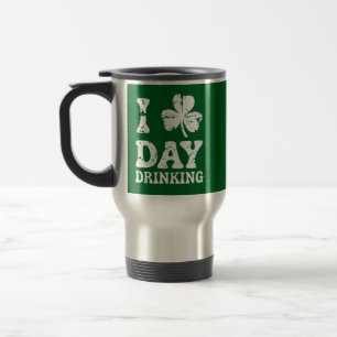 Lustige Saint Patrick's Day Party St. Patrick's Lu Reisebecher