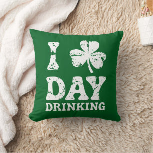 Lustige Saint Patricks Day Party St Pats Lustiger  Kissen