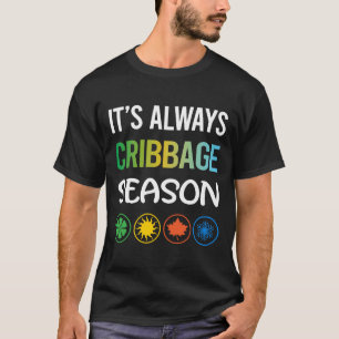 Lustige Saison Cribbage Kinderbett T-Shirt